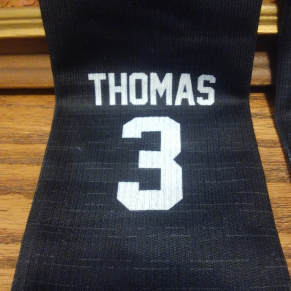๐ ๐ OSU Socks ๐ฟ Buckeyes Ohio State Michael Thomas #3 WR Signature Socks ๐ฅ - Picture 4 of 7